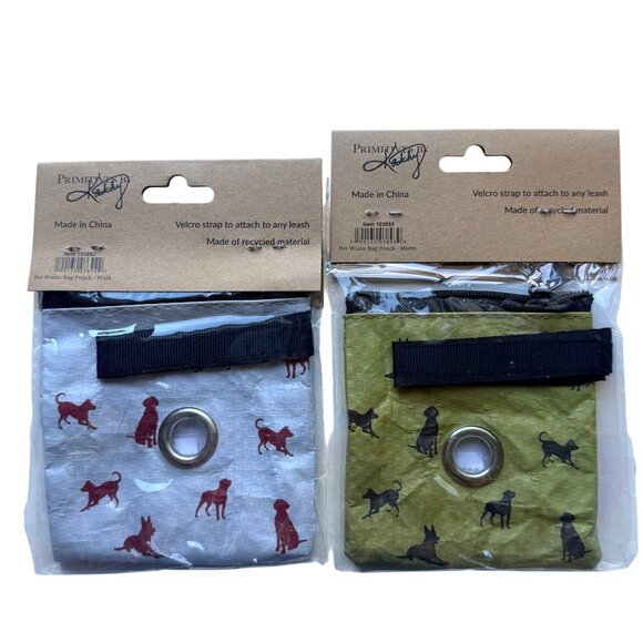 Dog Is Good Doggie Waste Bag Dispenser Set Recycled Material Funny Designs - Picture 2 of 4